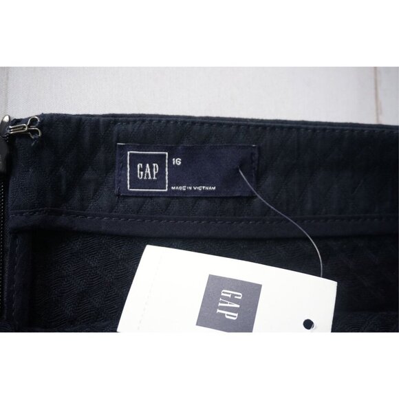 Gap True Indigo Jacquard A-line Mini Skirt - Size 16, NWT - Picture 5 of 10